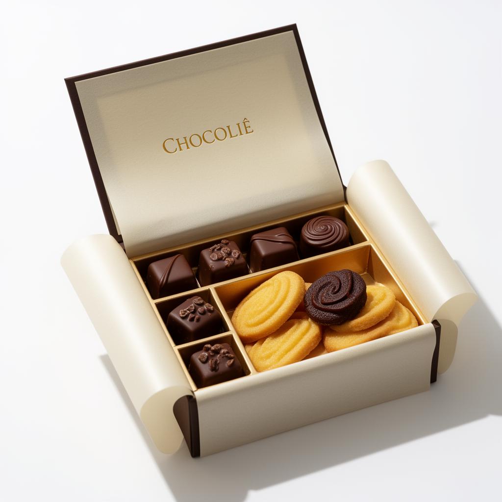 Caixa Chocoliê com cookies e bombons artesanais